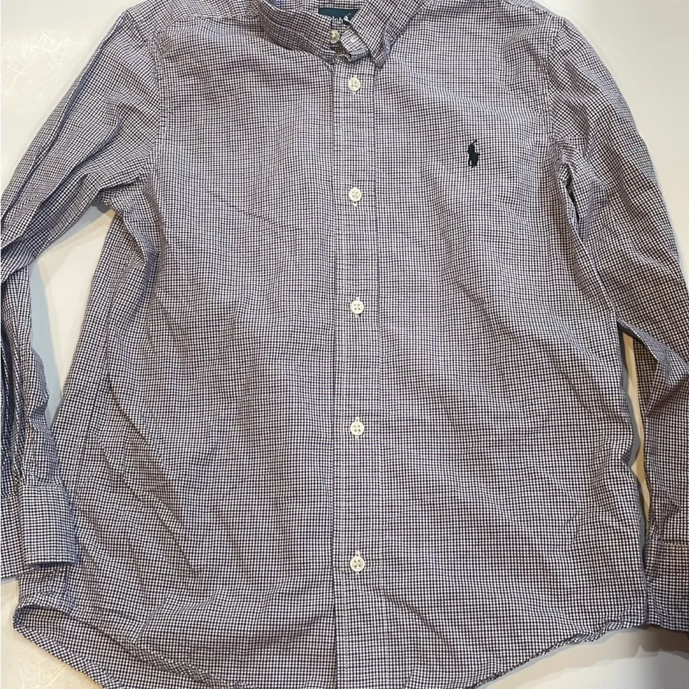 Ralph Lauren Blue Casual Button Down Shirt